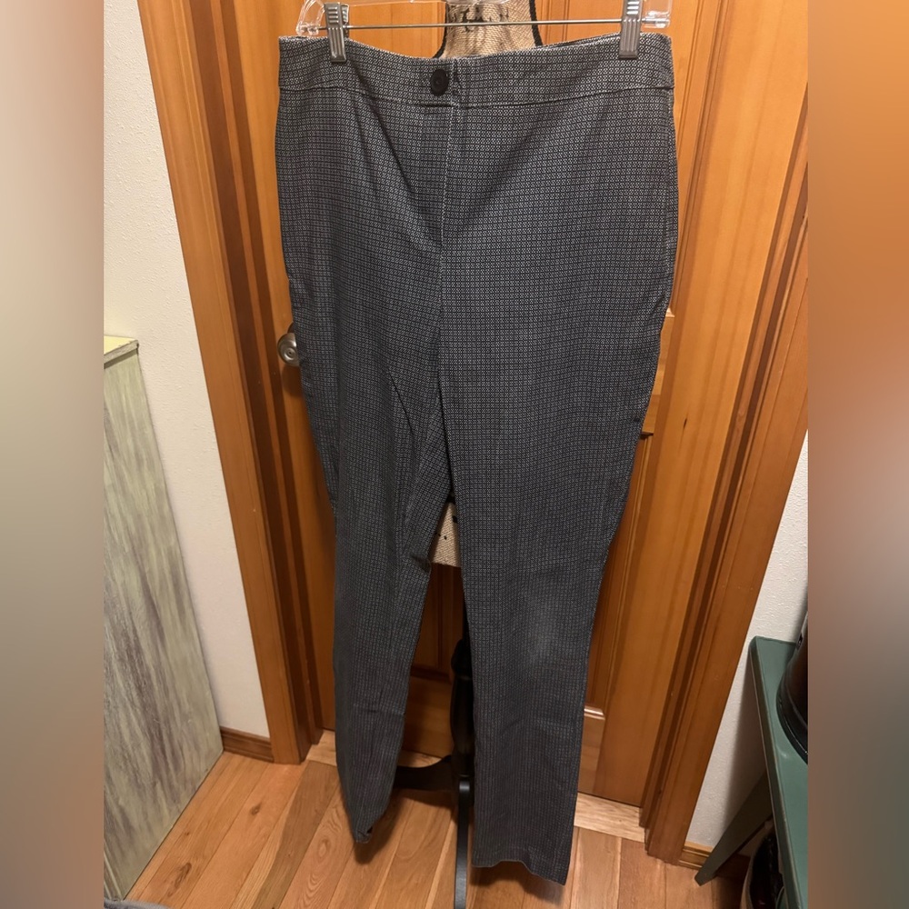 Long Tall Sally Black and White Patterned Trouser